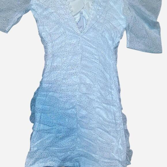 White mini bodycon dress - Picture 3 of 6